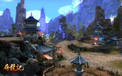 夢工廠3D神話新游《尋龍記》截圖首曝，新浪游戲網(wǎng)站設(shè)計解析